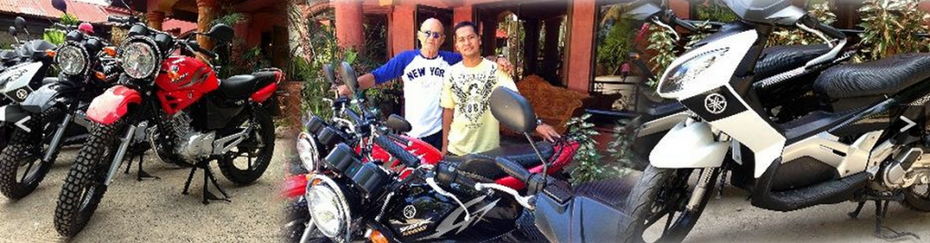 Rent Motorcycles in Bohol. Motorcycles for rent in Panglao
